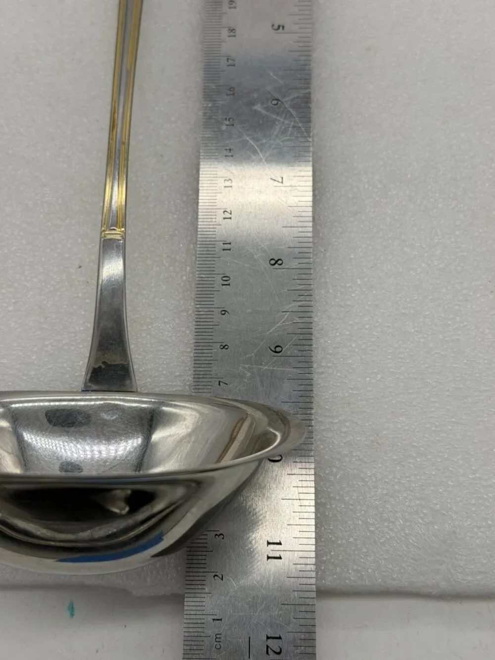 Solingen Germany Stainless Steel Serving Utensils Cake Server Ladle Gold Accent